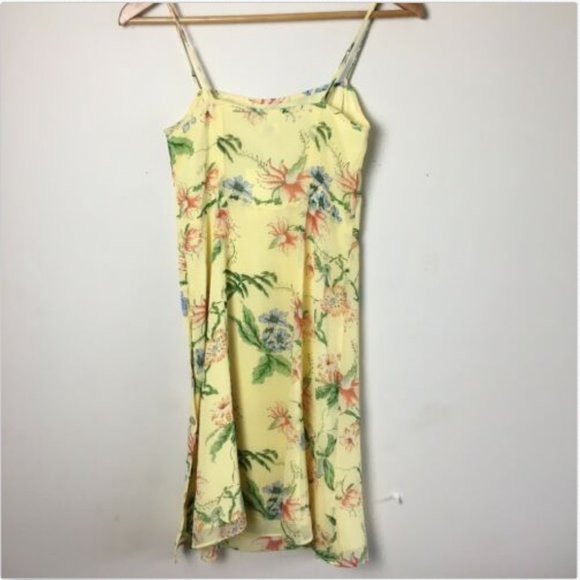 NWT Aritzia Wilfred Caspar Midi Dress Yellow - Picture 5 of 7